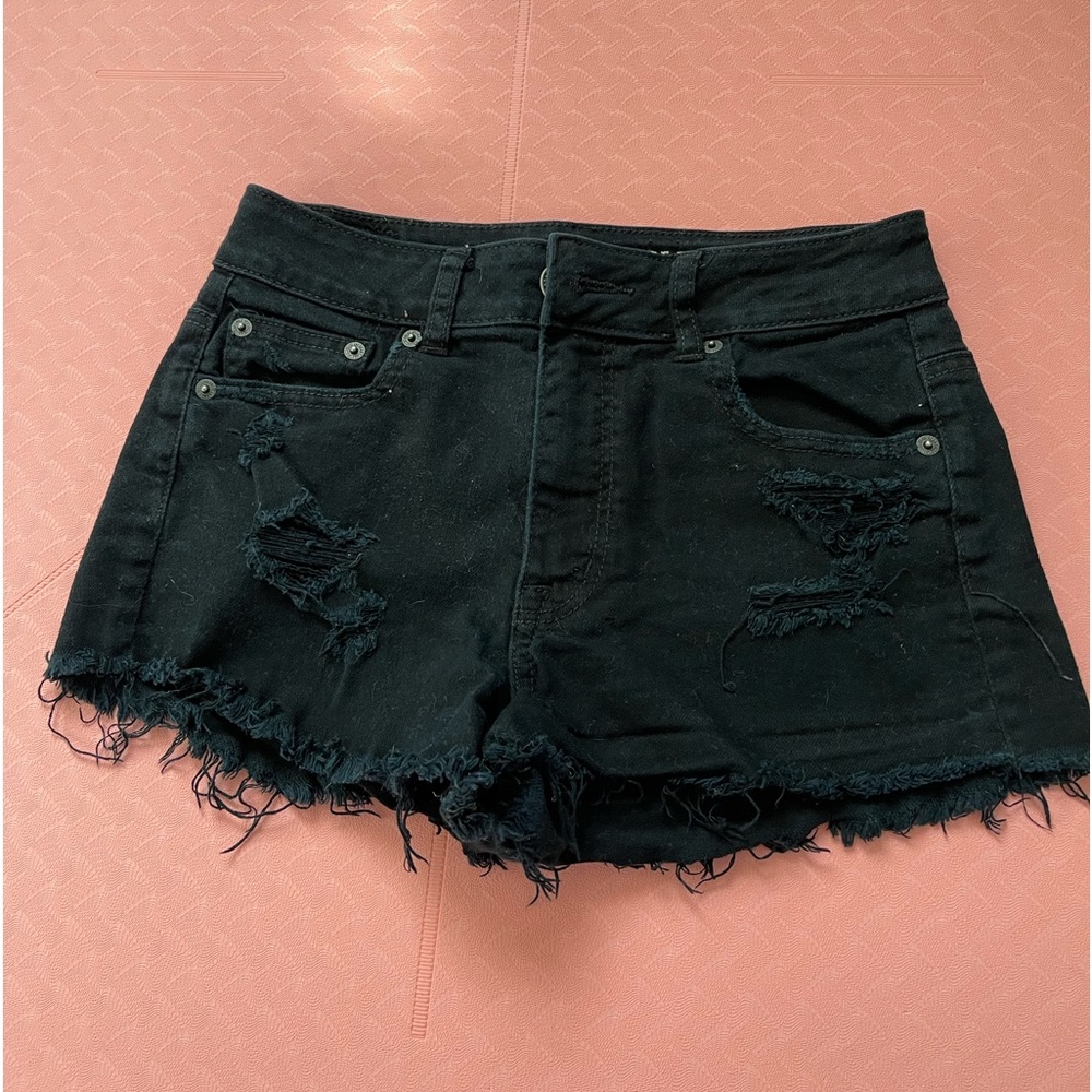 American Eagle Black Shorts